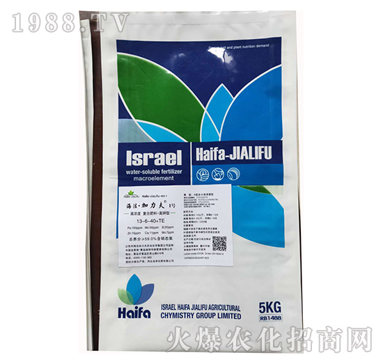 高鉀型復(fù)合肥料13-6-40+TE-海法加力夫1號(hào)-海法加力夫