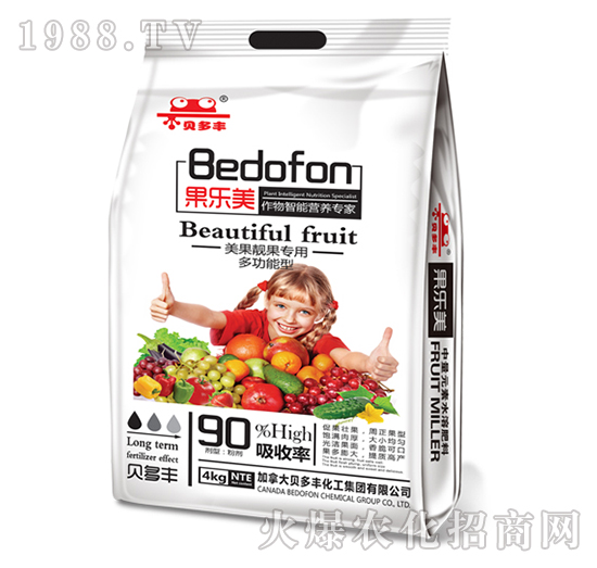美果靚果專用-果樂美水溶肥-貝多豐