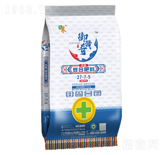 含菌復合肥料27-7-5-御黃奇-九禾