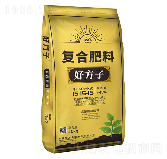 高濃度硫酸鉀復(fù)合肥料15-15-15-好方子-華強化工集團