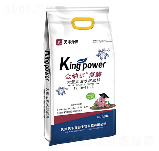 大量元素水溶肥19-19-19+TE-金納爾復(fù)酶-天隆農(nóng)業(yè)