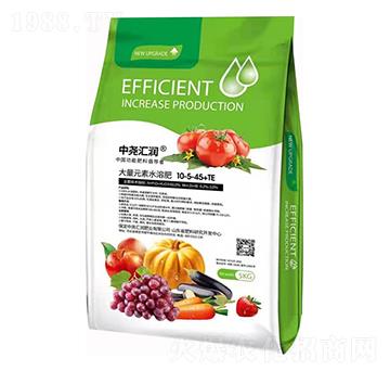 5kg大量元素水溶肥10-5-45+TE 中堯匯潤(rùn)