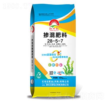 摻混肥料28-5-7-紅世紀